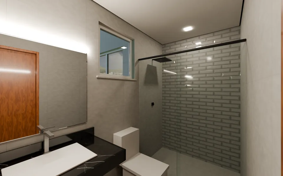 Banheiro do apartamento